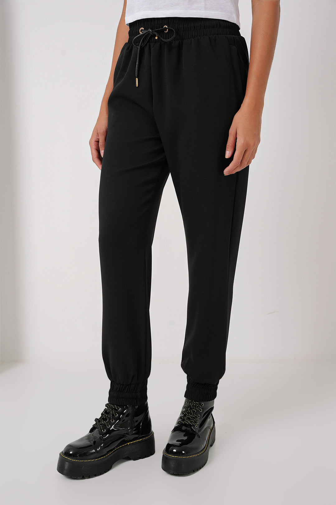 Bigdart 6674 Pantalon de Jogging à Jambes Élastiques - Noir