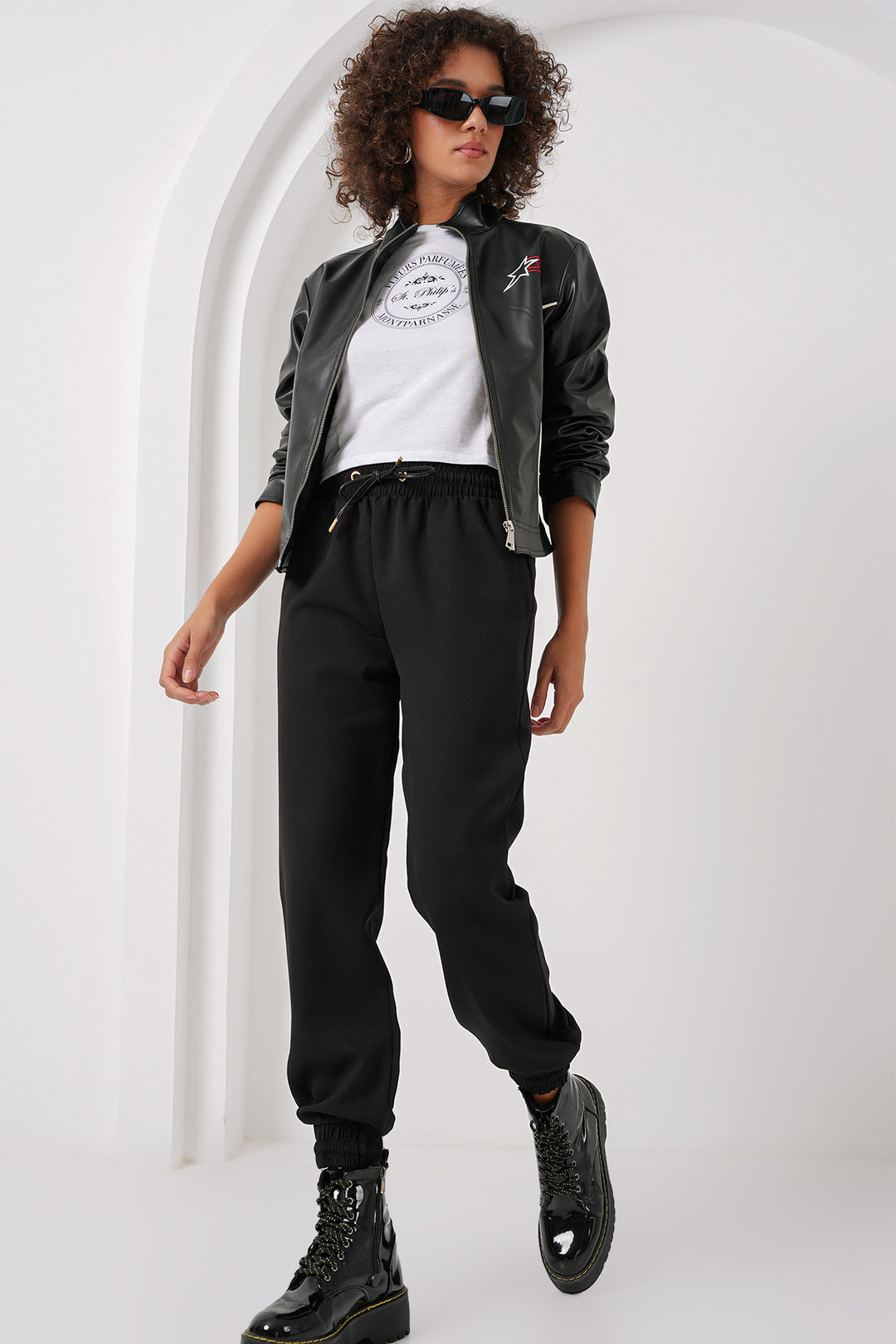 Bigdart 6674 Pantalon de Jogging à Jambes Élastiques - Noir