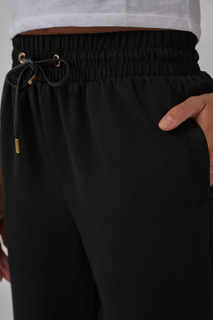 Bigdart 6674 Pantalon de Jogging à Jambes Élastiques - Noir