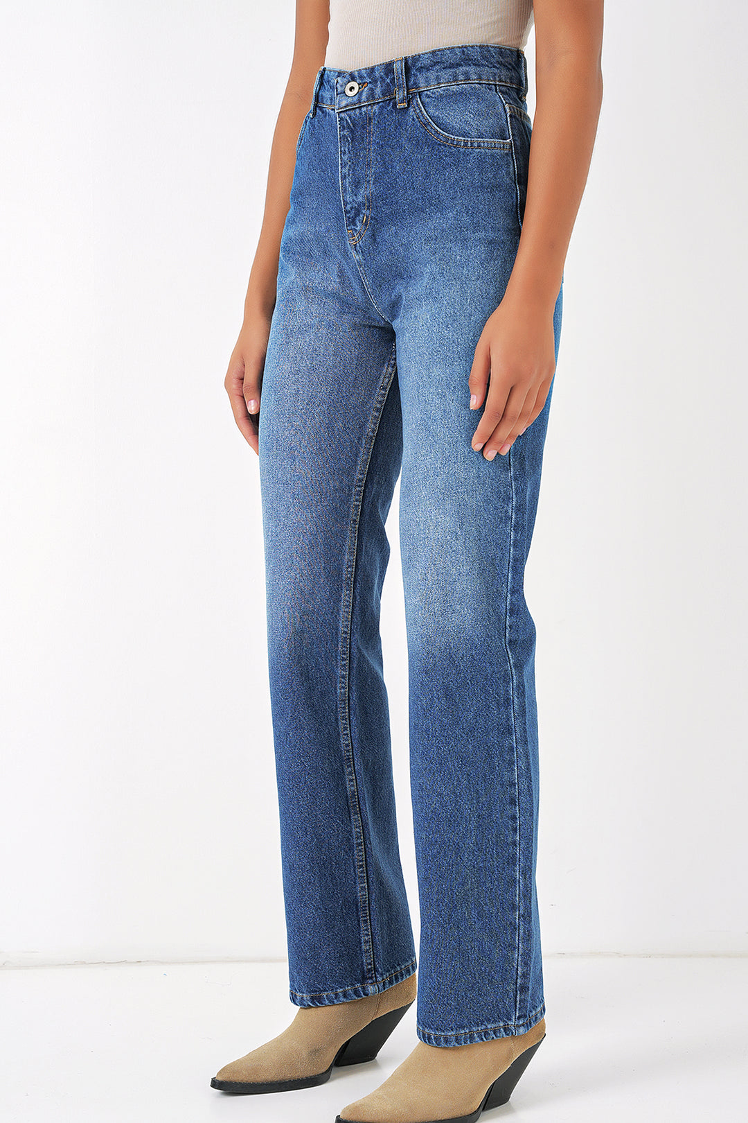 Bigdart 6687 Pantalon en jean large - Bleu