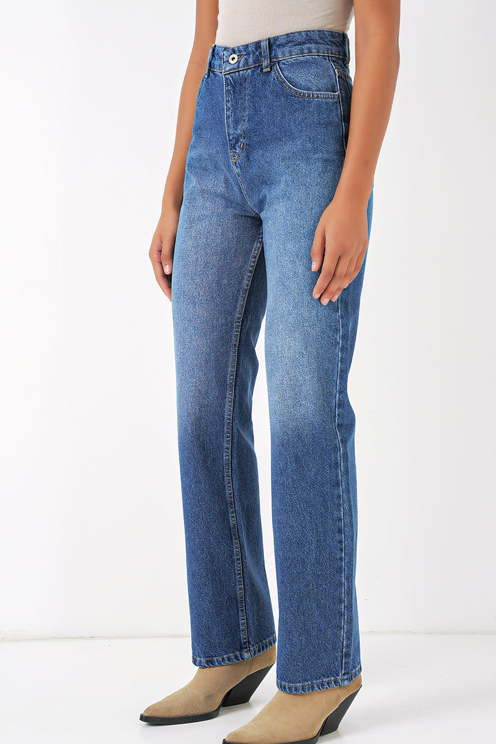 Bigdart 6687 Pantalon en jean large - Bleu