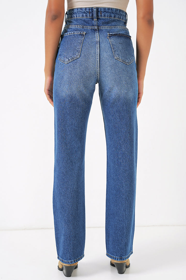 Bigdart 6687 Pantalon en jean large - Bleu