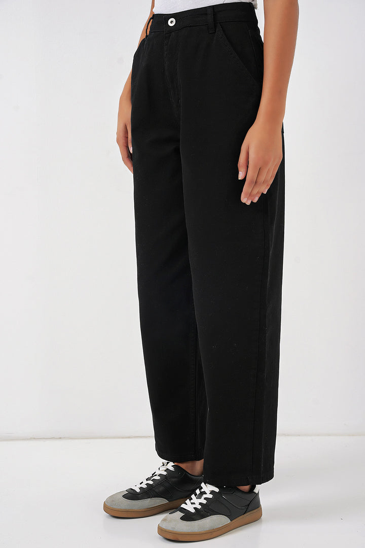Bigdart 6703 Pantalon en jean taille haute - Noir