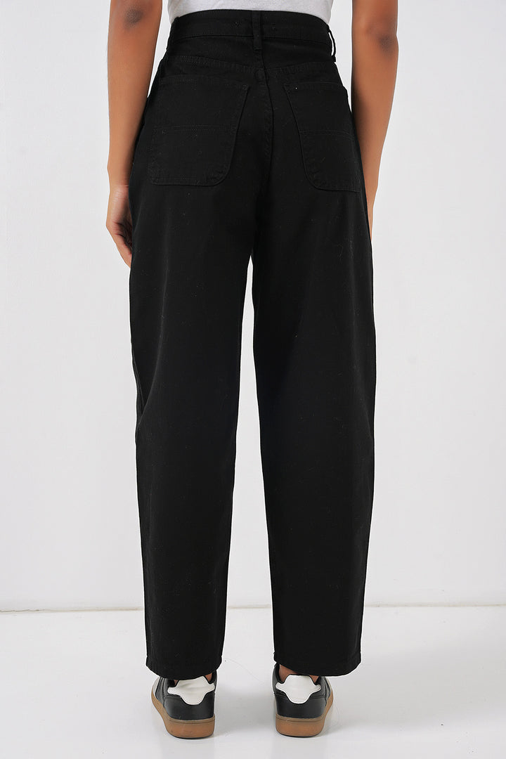 Bigdart 6703 Pantalon en jean taille haute - Noir