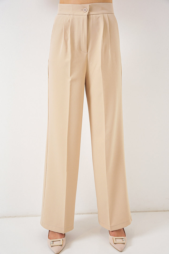 Bigdart Ensemble gilet pantalon pour femme 6709 - Beige