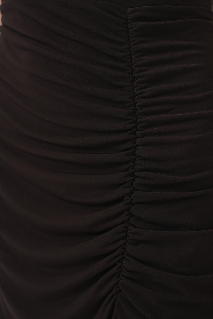 Bigdart 8033 Jupe Sandy Fendue - Marron