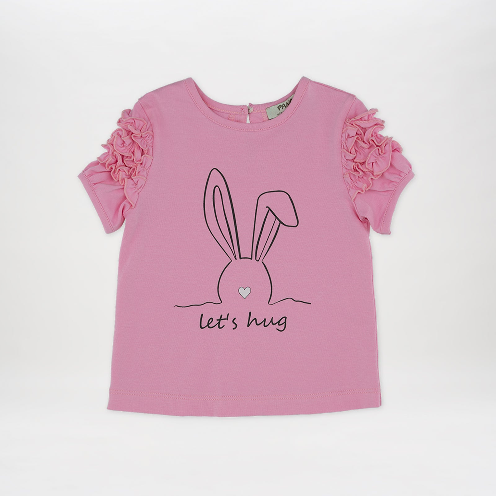 panço t-shirt rose fille