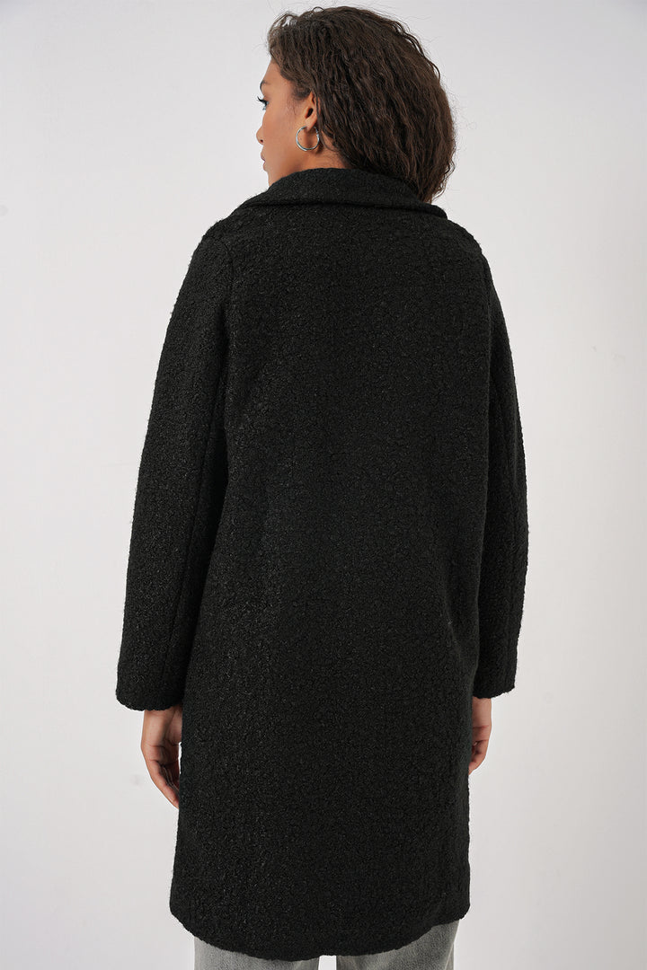 Bigdart 9082 Manteau oversize en laine - Noir