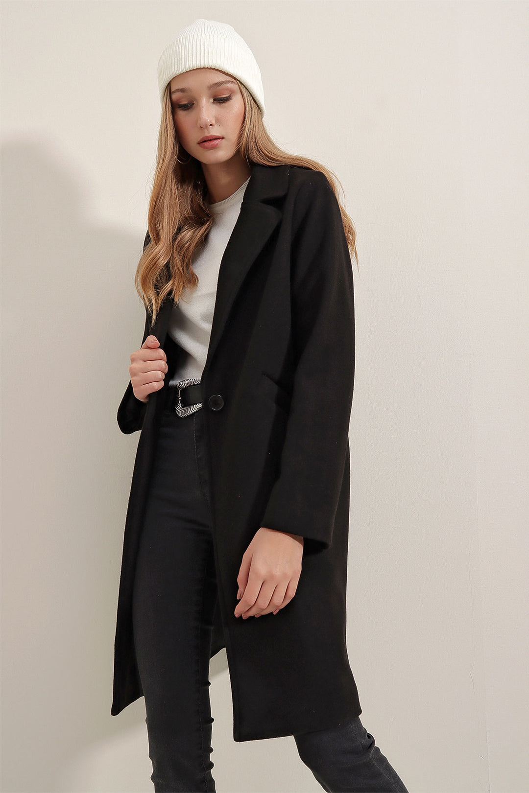 Bigdart Manteau en cachemire 9085 - Noir