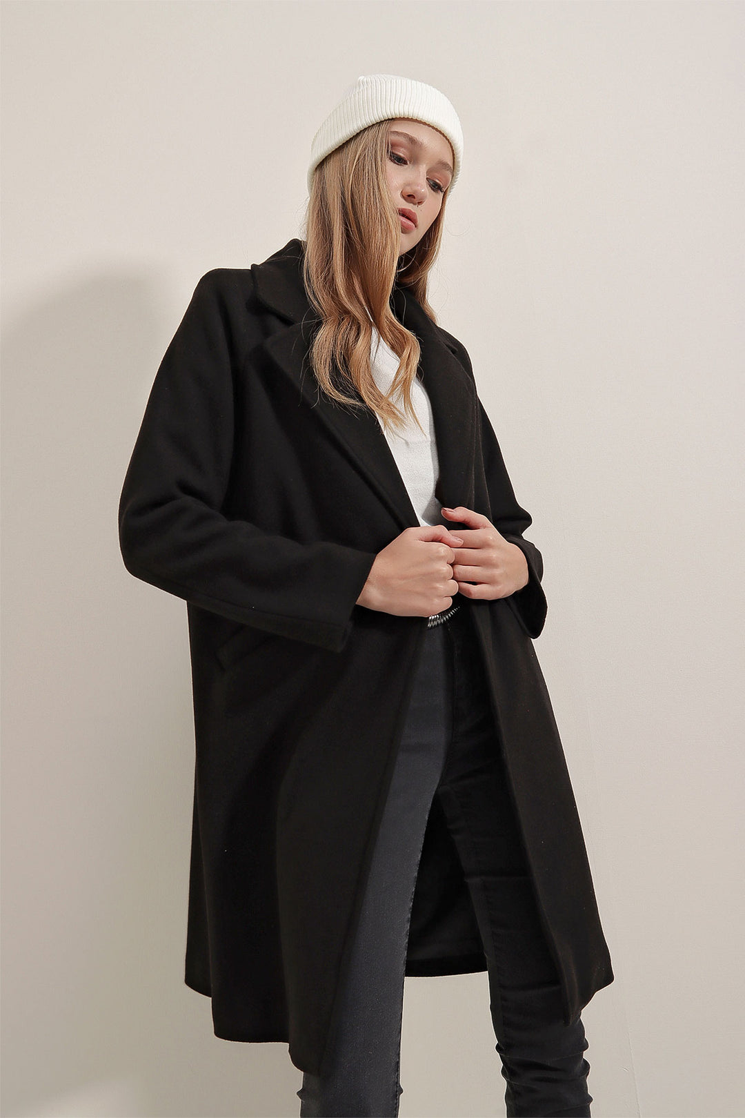 Bigdart Manteau en cachemire 9085 - Noir