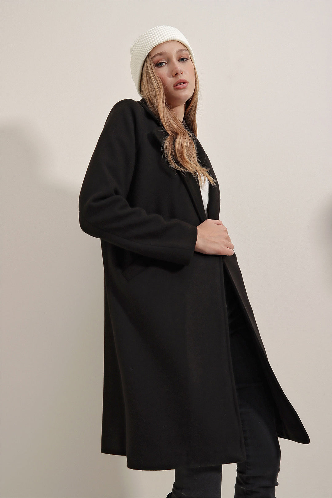 Bigdart Manteau en cachemire 9085 - Noir