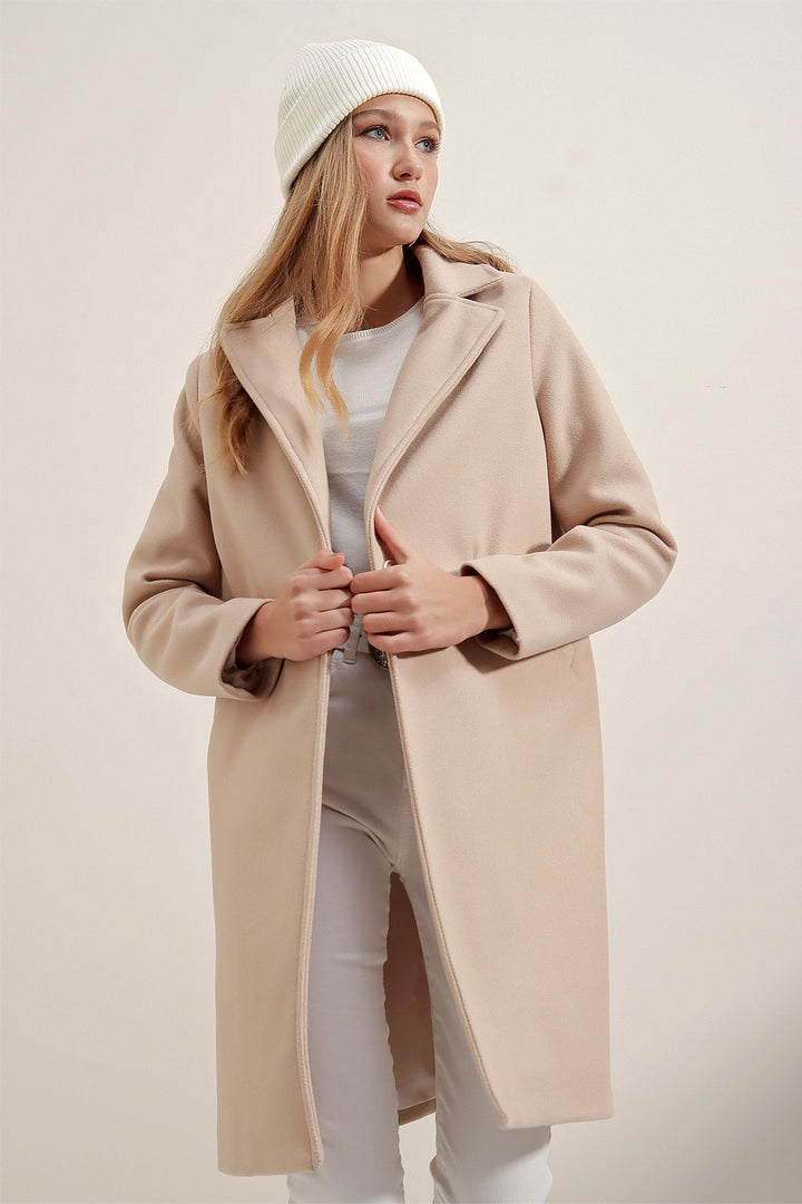 Bigdart Manteau en cachemire - Beige