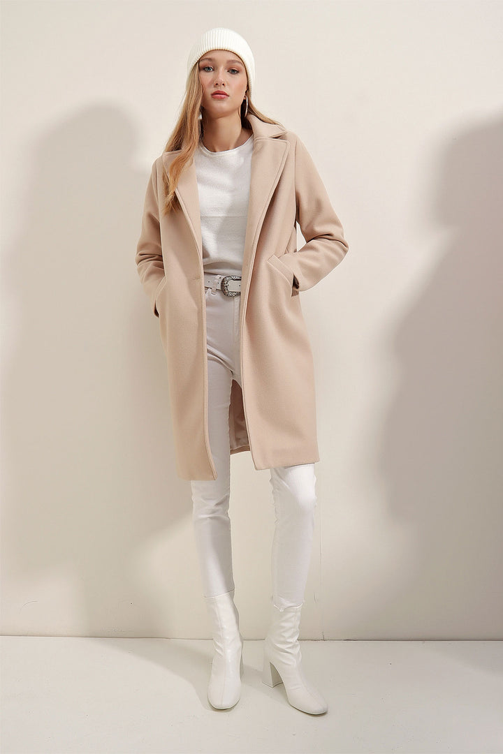 Bigdart Manteau en cachemire - Beige