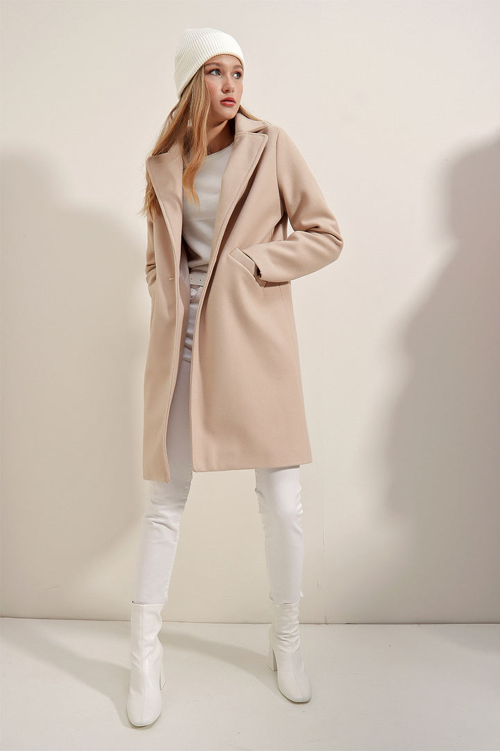 Bigdart Manteau en cachemire - Beige