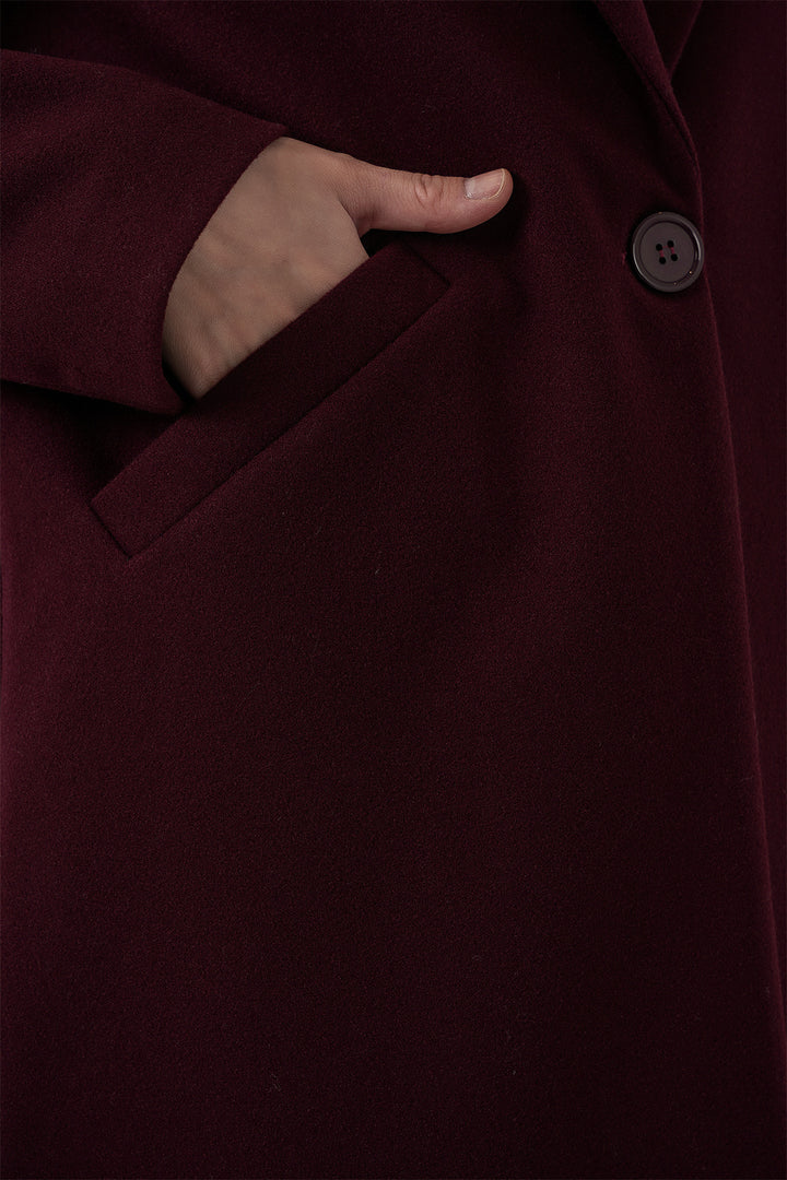 Bigdart Manteau en laine 9085 - Bordeaux