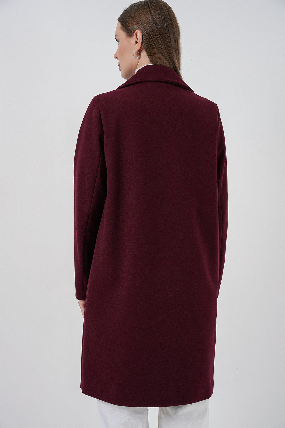 Bigdart Manteau en laine 9085 - Bordeaux