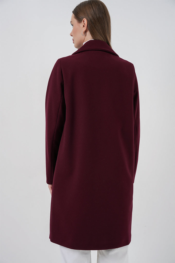 Bigdart Manteau en laine 9085 - Bordeaux