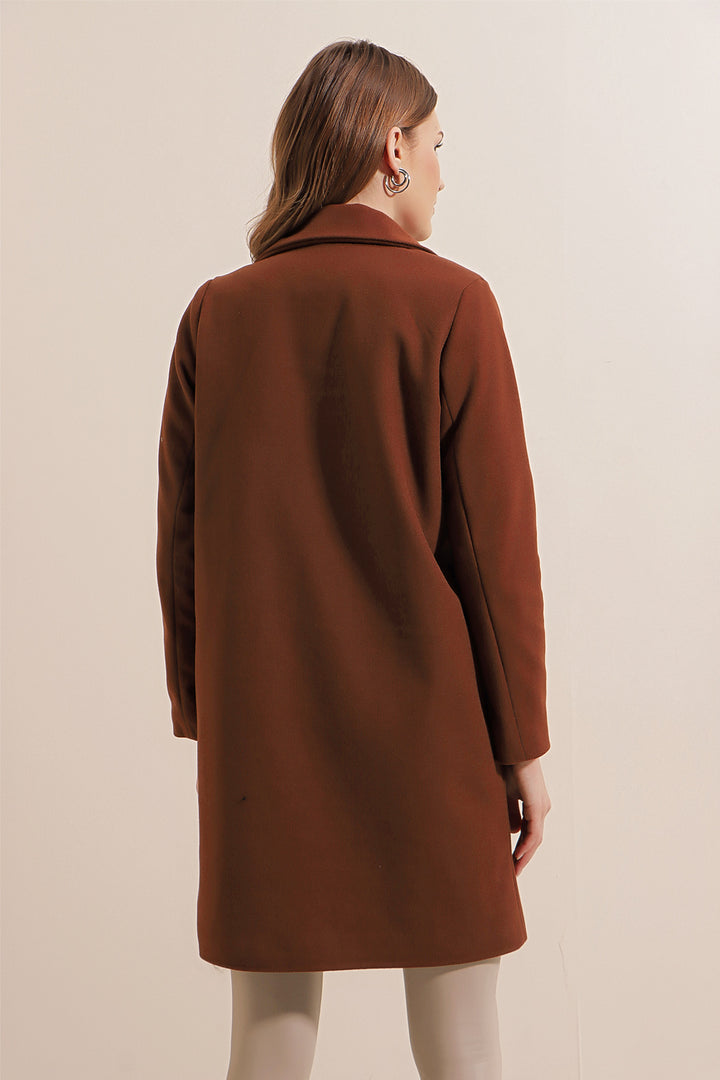 Bigdart Manteau en cachemire 9085 - Marron