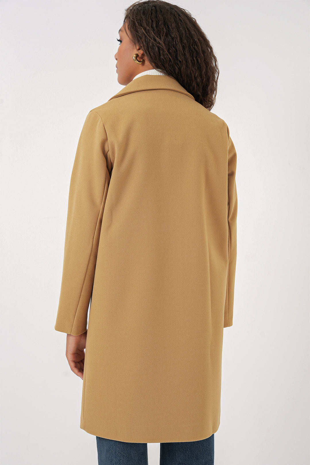 Bigdart 9085 Manteau en laine - Moutarde
