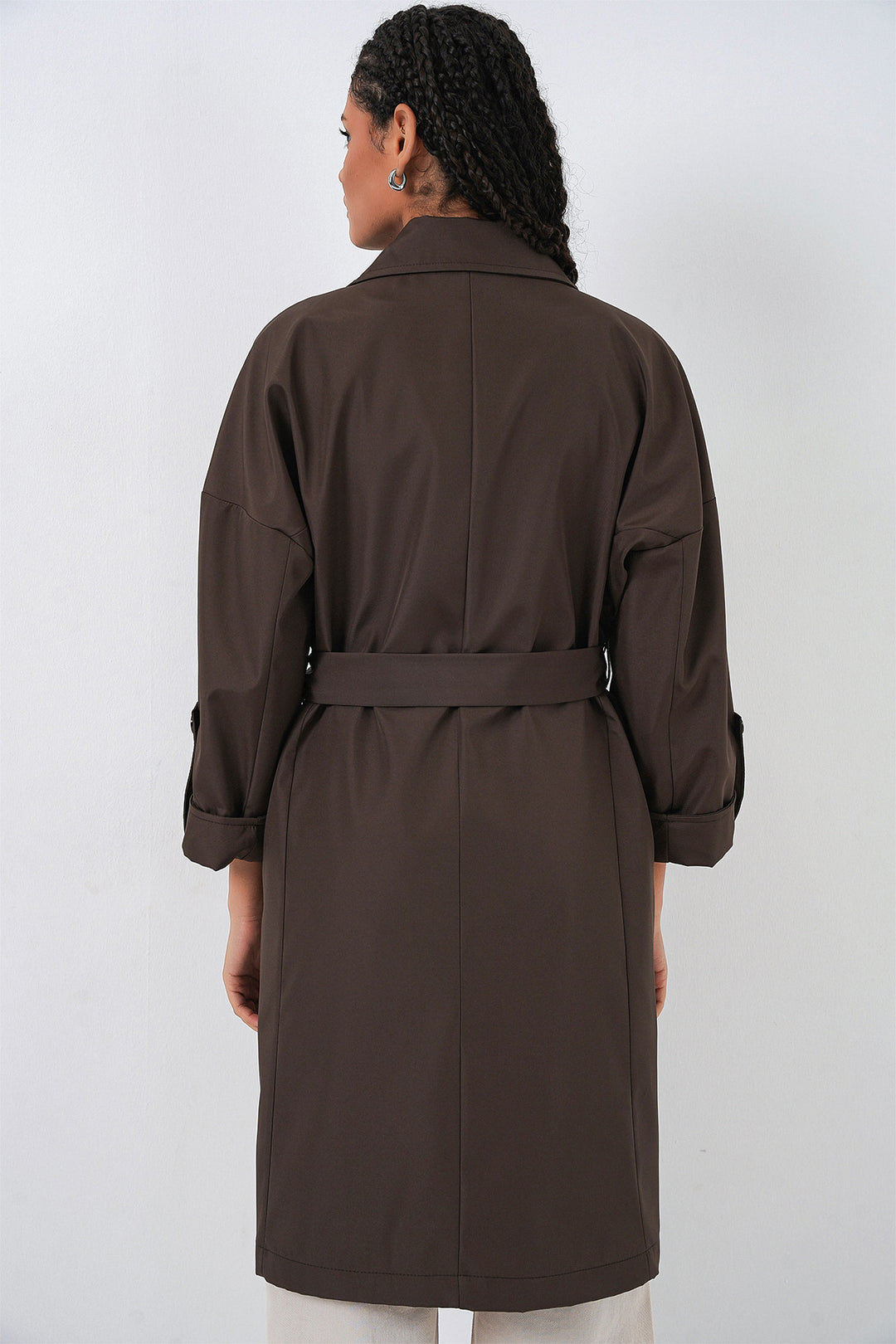Bigdart Trench-coat à col croisé doublé 9104 - a.Marron
