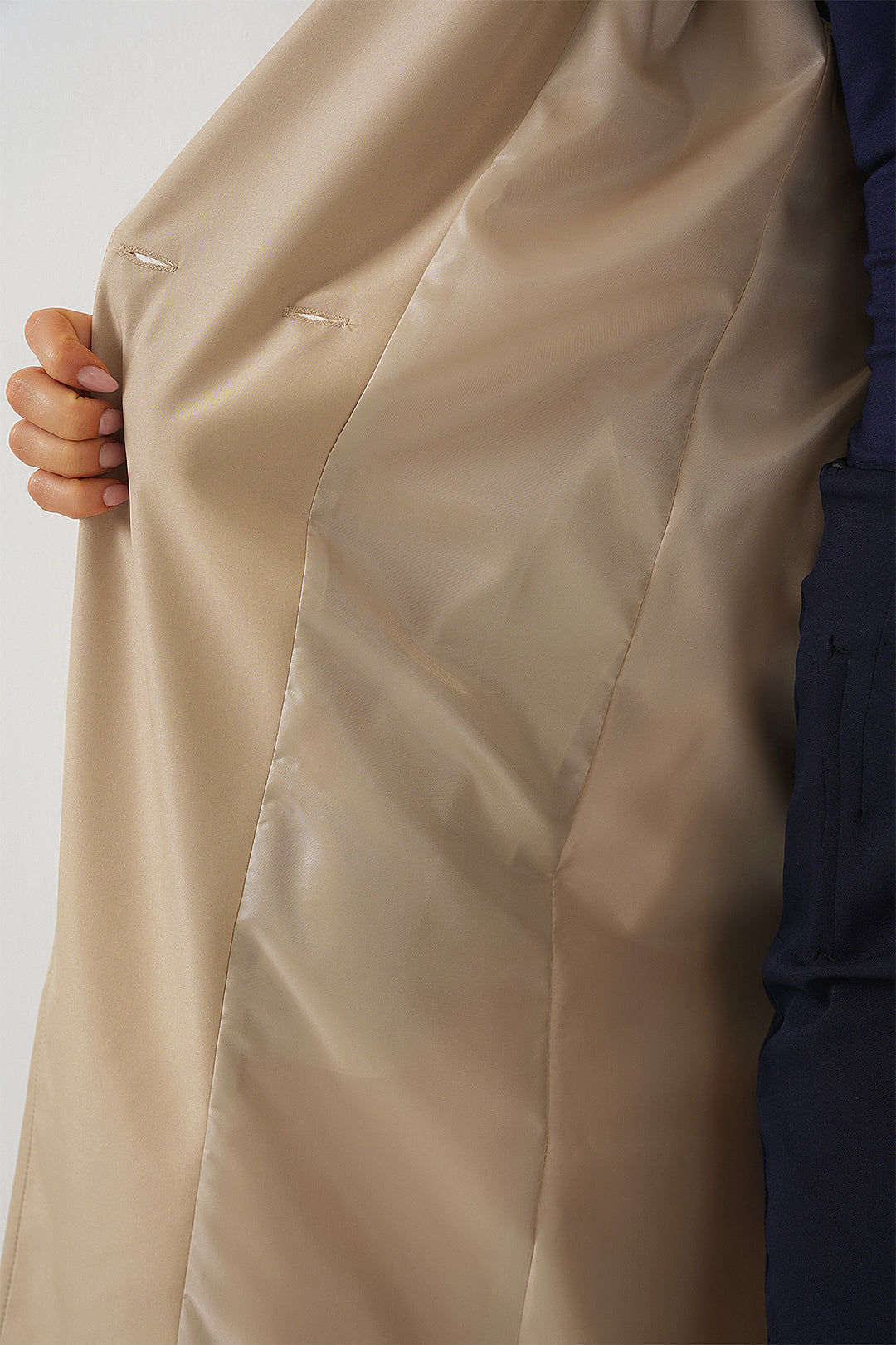 Bigdart 9104 Trench Croisé Doublé - Beige