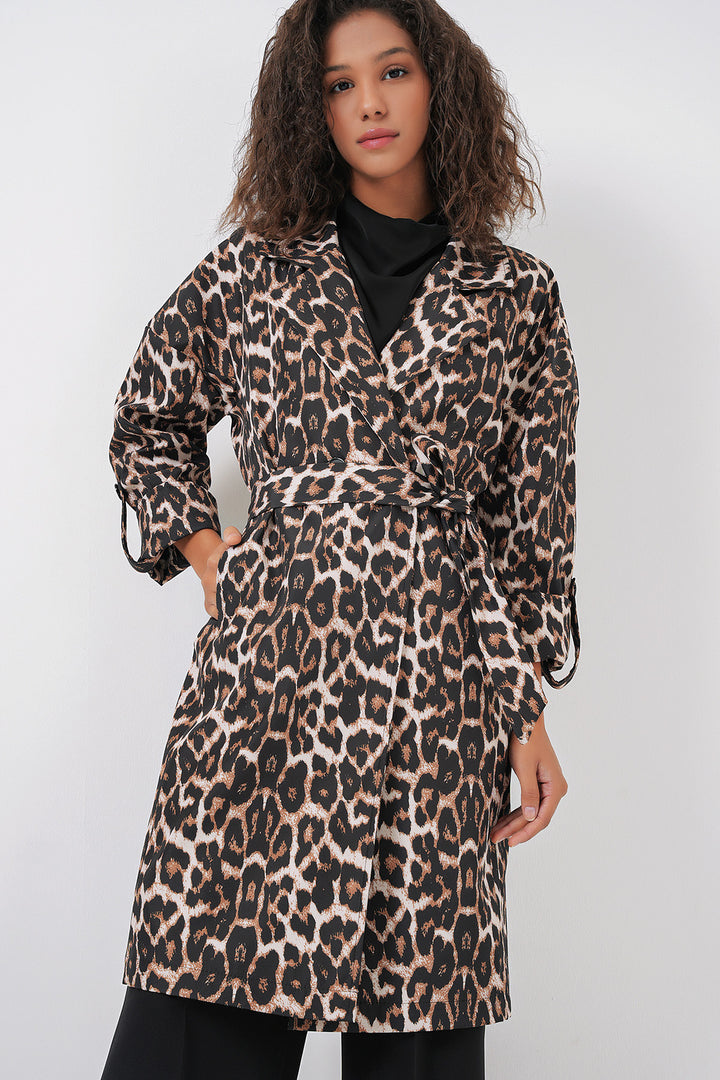 Bigdart 9104 Veste trench croisée doublée - M. Marron