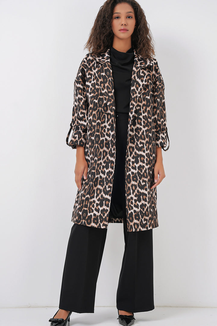 Bigdart 9104 Veste trench croisée doublée - M. Marron