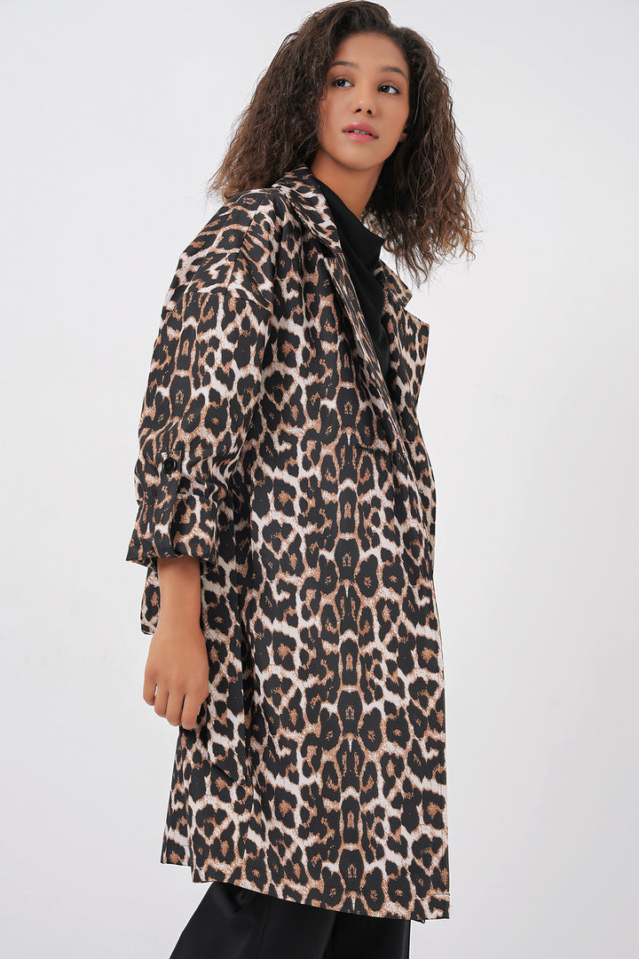 Bigdart 9104 Veste trench croisée doublée - M. Marron