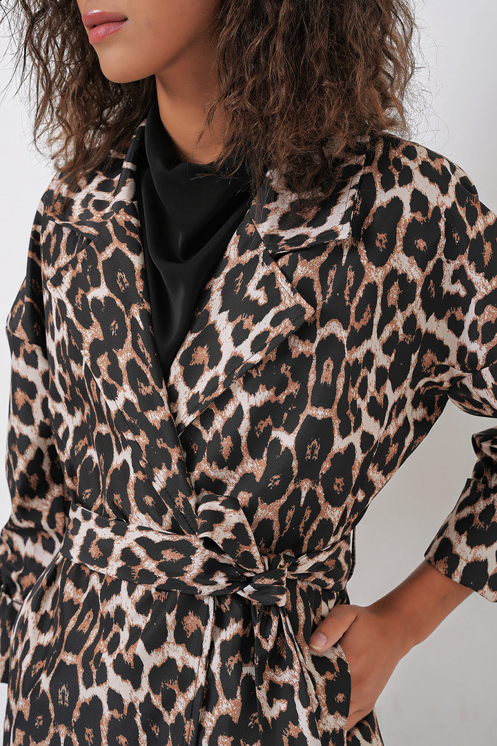 Bigdart 9104 Veste trench croisée doublée - M. Marron