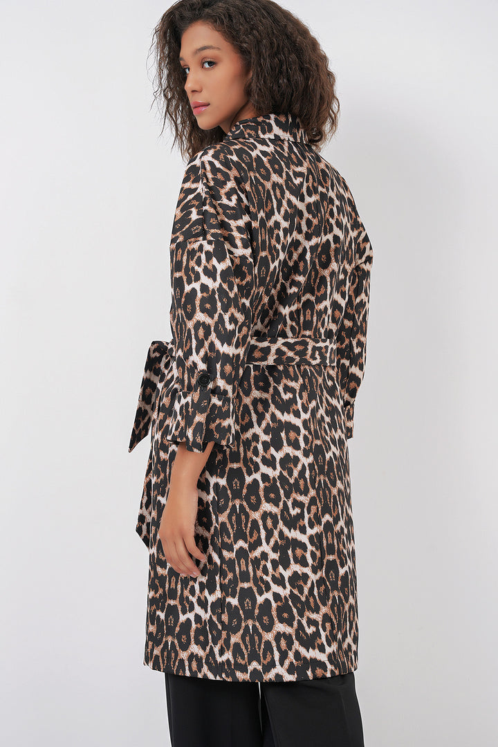 Bigdart 9104 Veste trench croisée doublée - M. Marron
