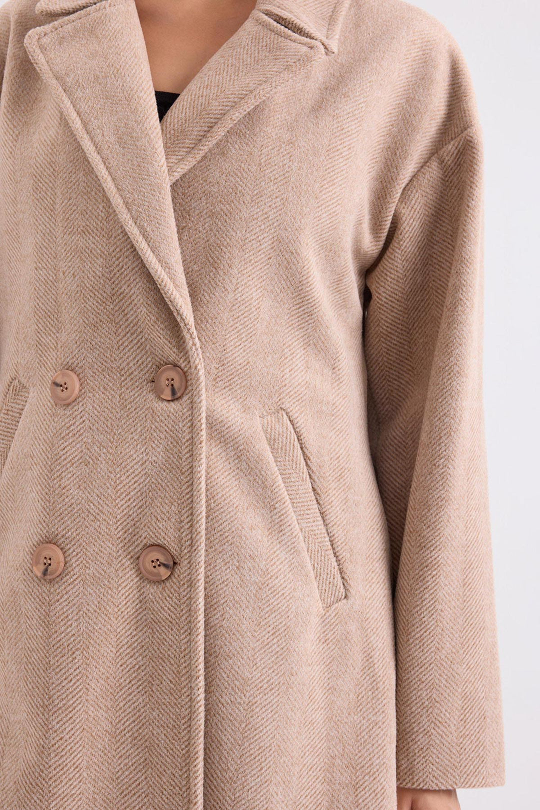 Bigdart Manteau long en laine oversize à coupe large 9113 - bisküvi