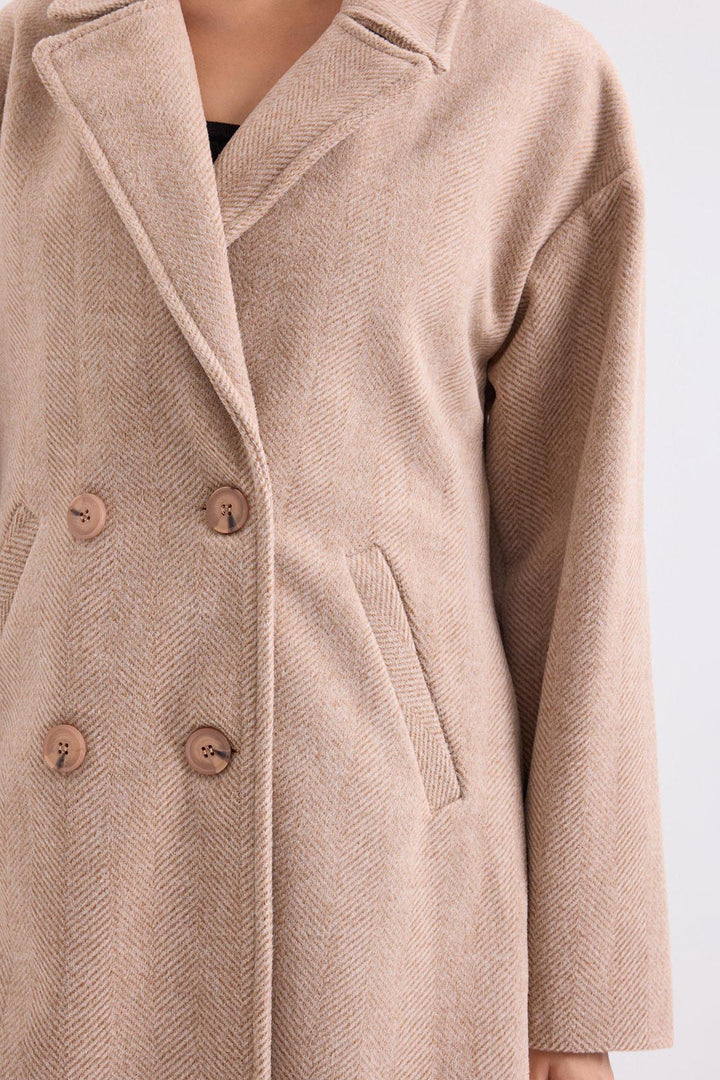 Bigdart Manteau long en laine oversize à coupe large 9113 - bisküvi