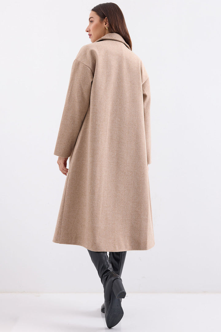 Bigdart Manteau long en laine oversize à coupe large 9113 - bisküvi