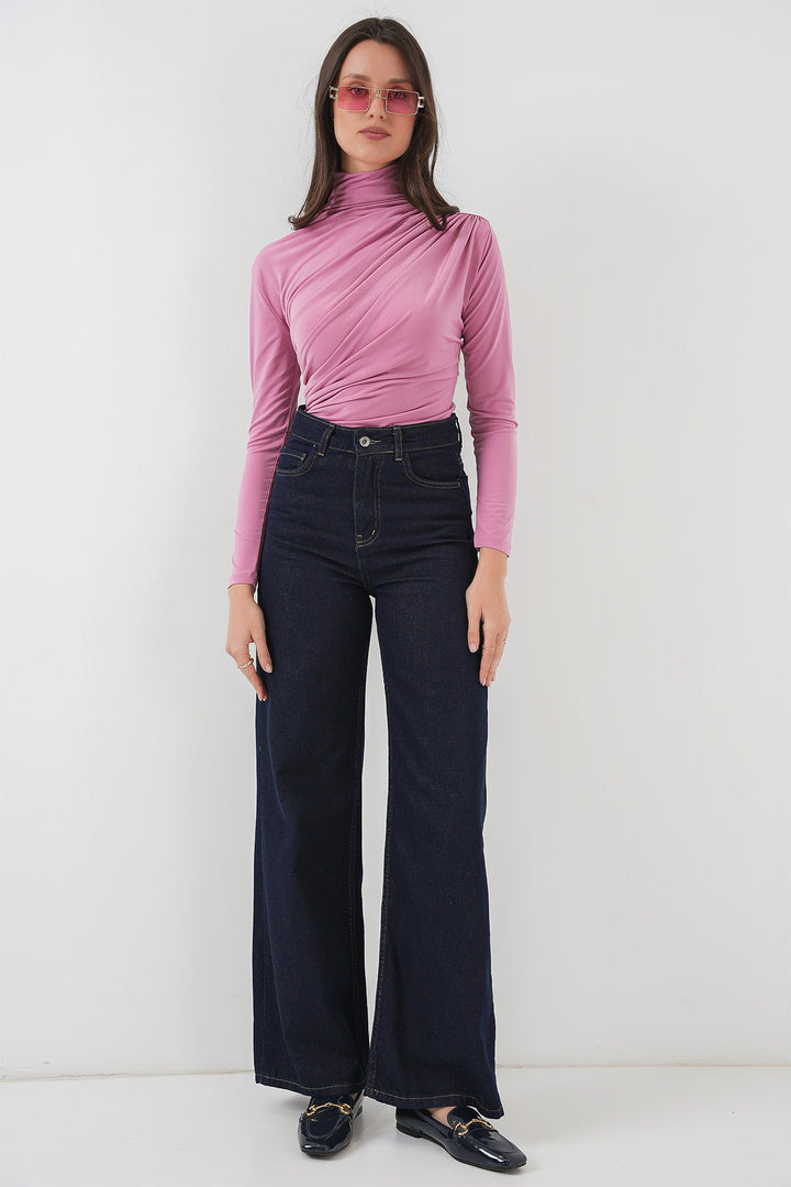 Bigdart Blouse Sandy avec détails froncés 925 - Vieux rose
