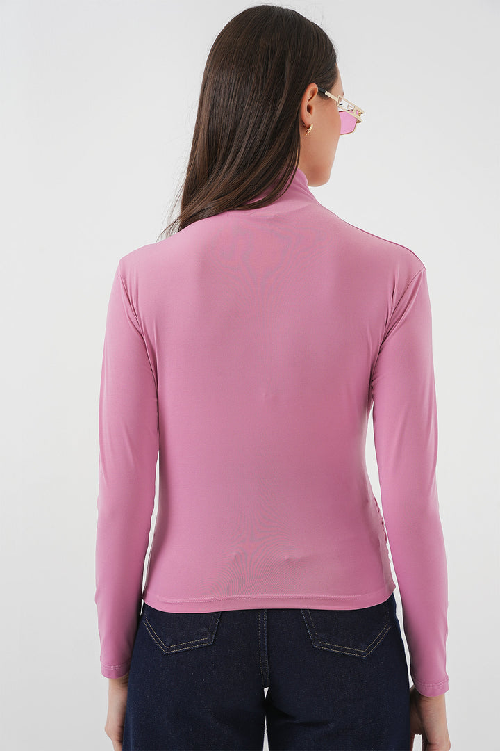 Bigdart Blouse Sandy avec détails froncés 925 - Vieux rose