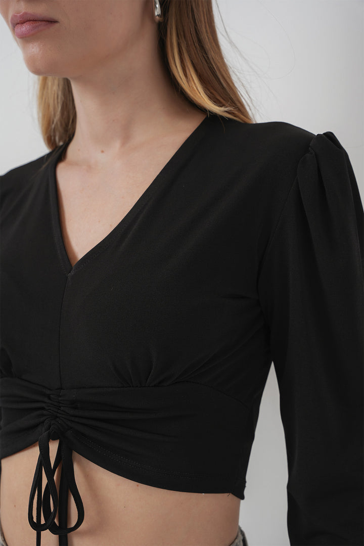 Bigdart 936 Blouse Crop Sandy - Noir