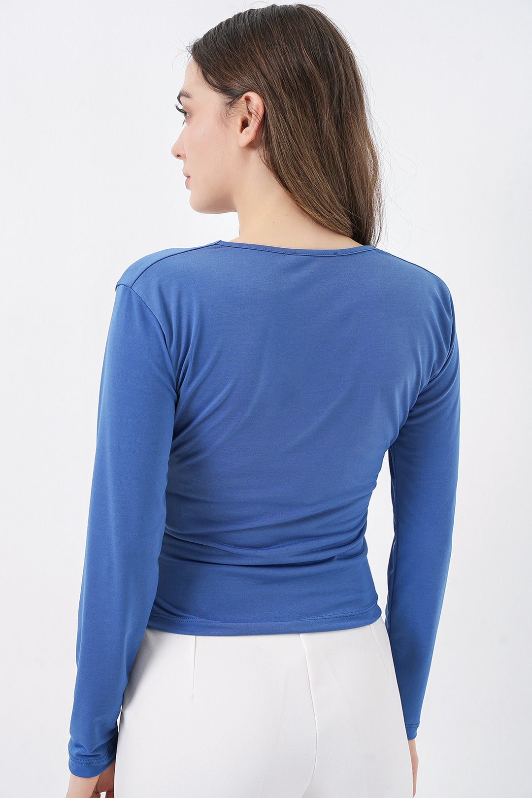 Bigdart Blouse Sandy Col Enveloppe 939 - Indigo