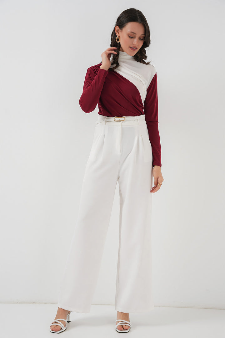 Bigdart Blouse Sandy avec détails froncés 940 - Bordeaux