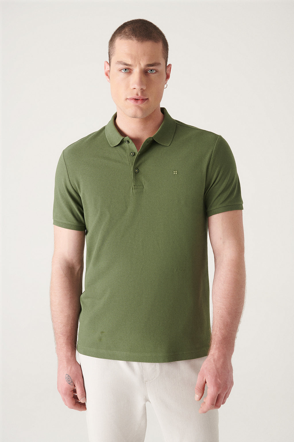 avva t-shirt kaki homme