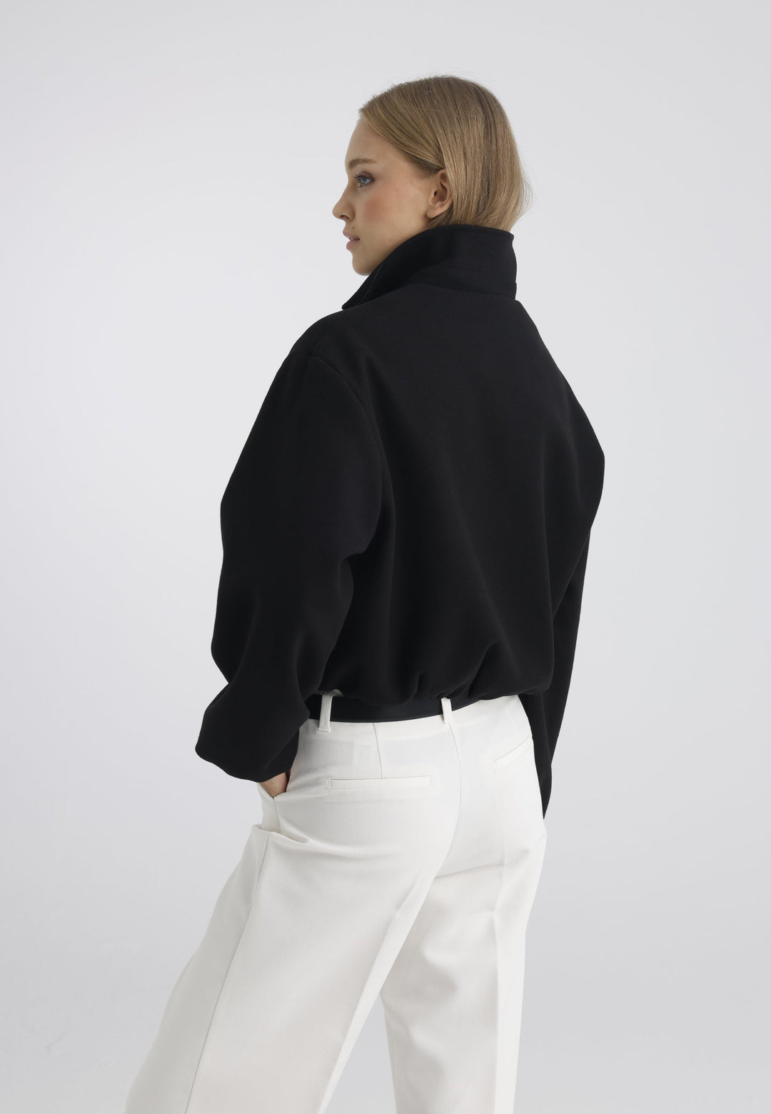 Felix Hardy Veste bomber zippée femme - Noir