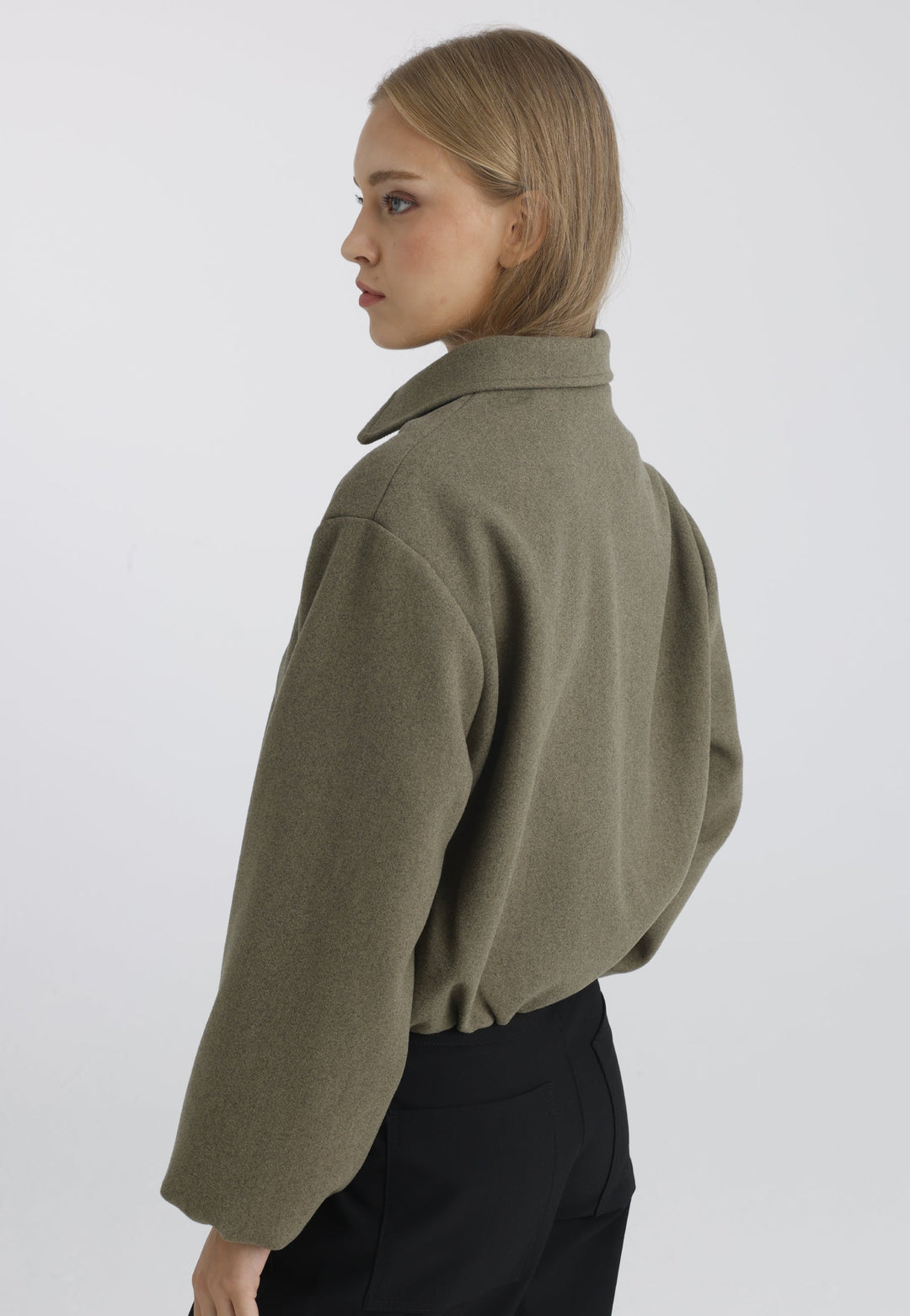 Felix Hardy Veste bomber zippée femme - Kaki