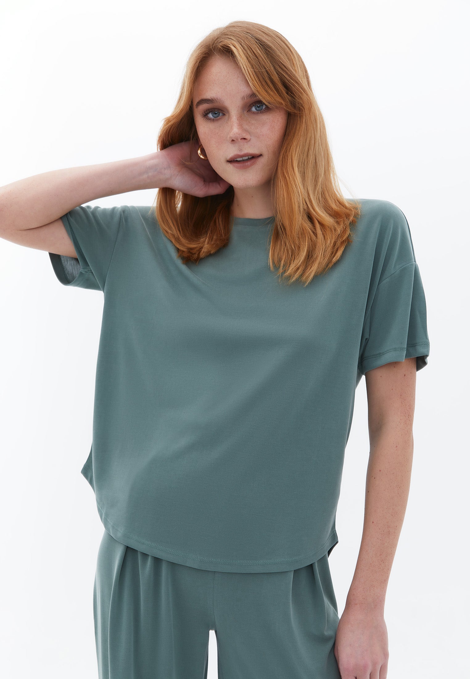 oxxo t-shirt femme - vert