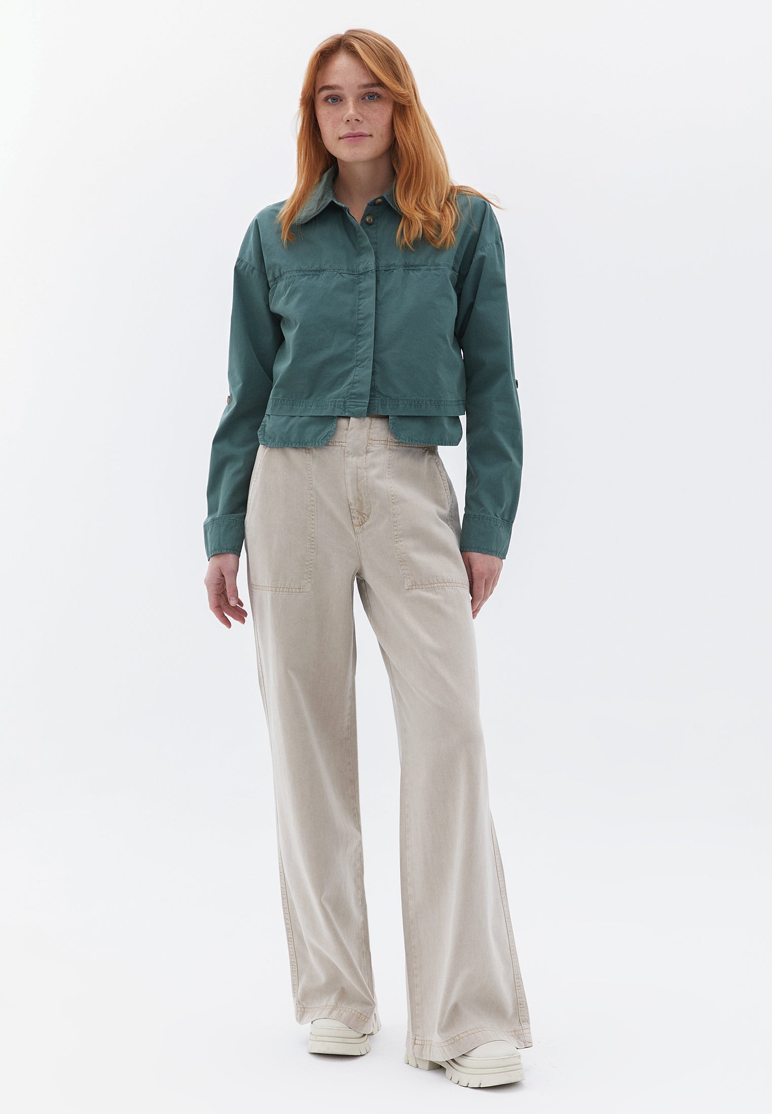 oxxo pantalon femme - beige