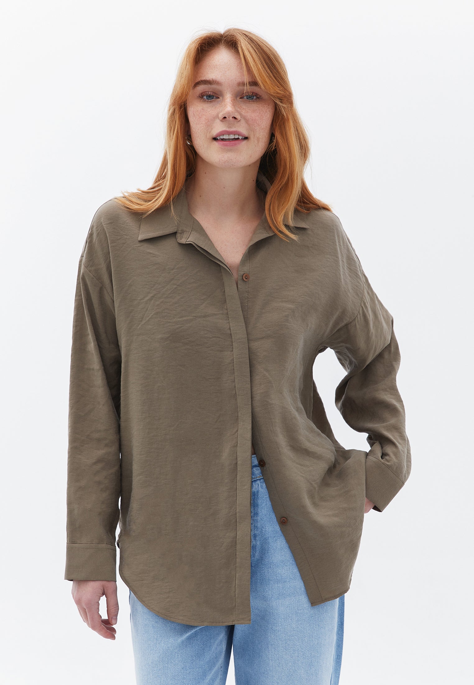 oxxo chemise femme - gris