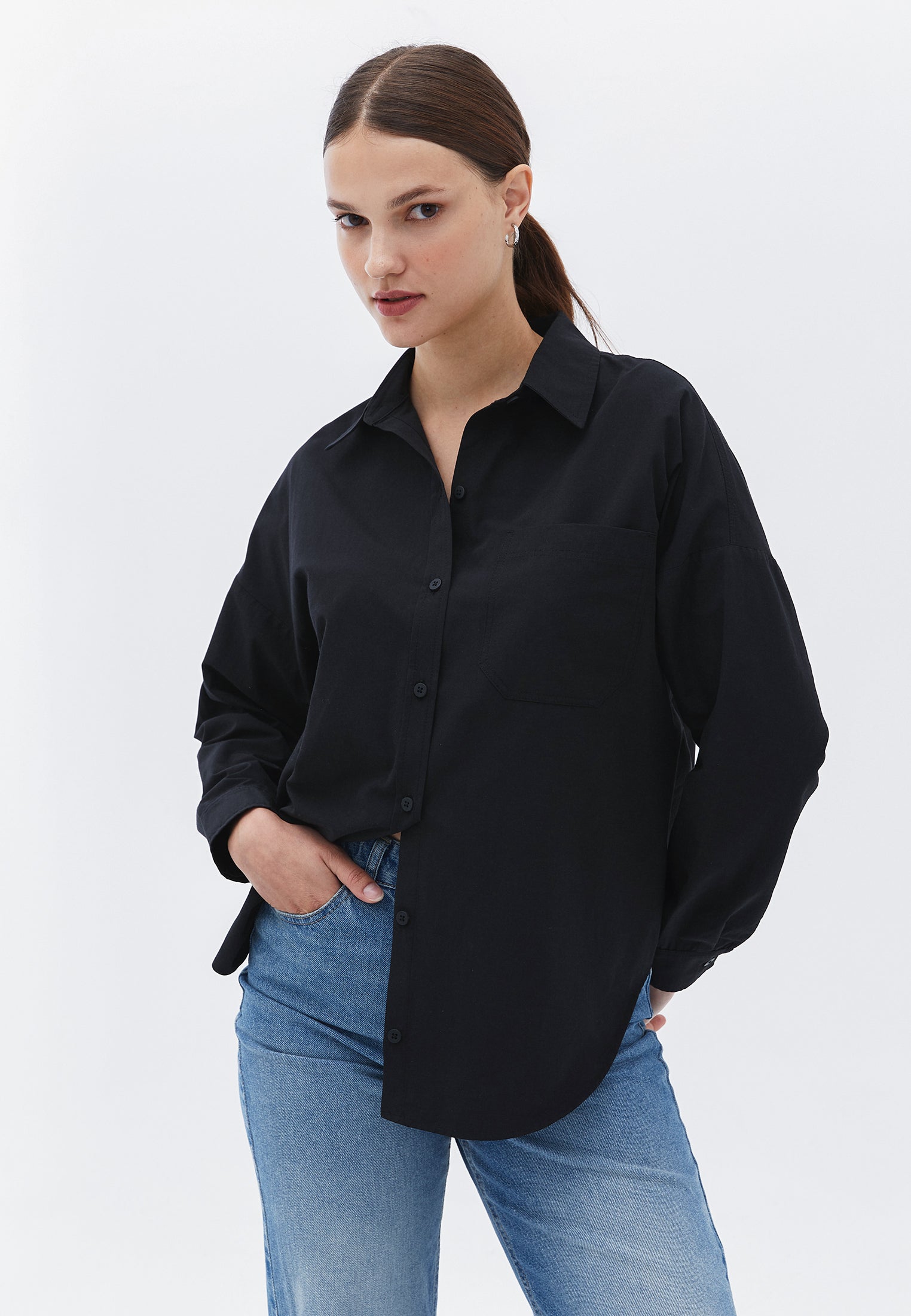 oxxo chemise femme - noir