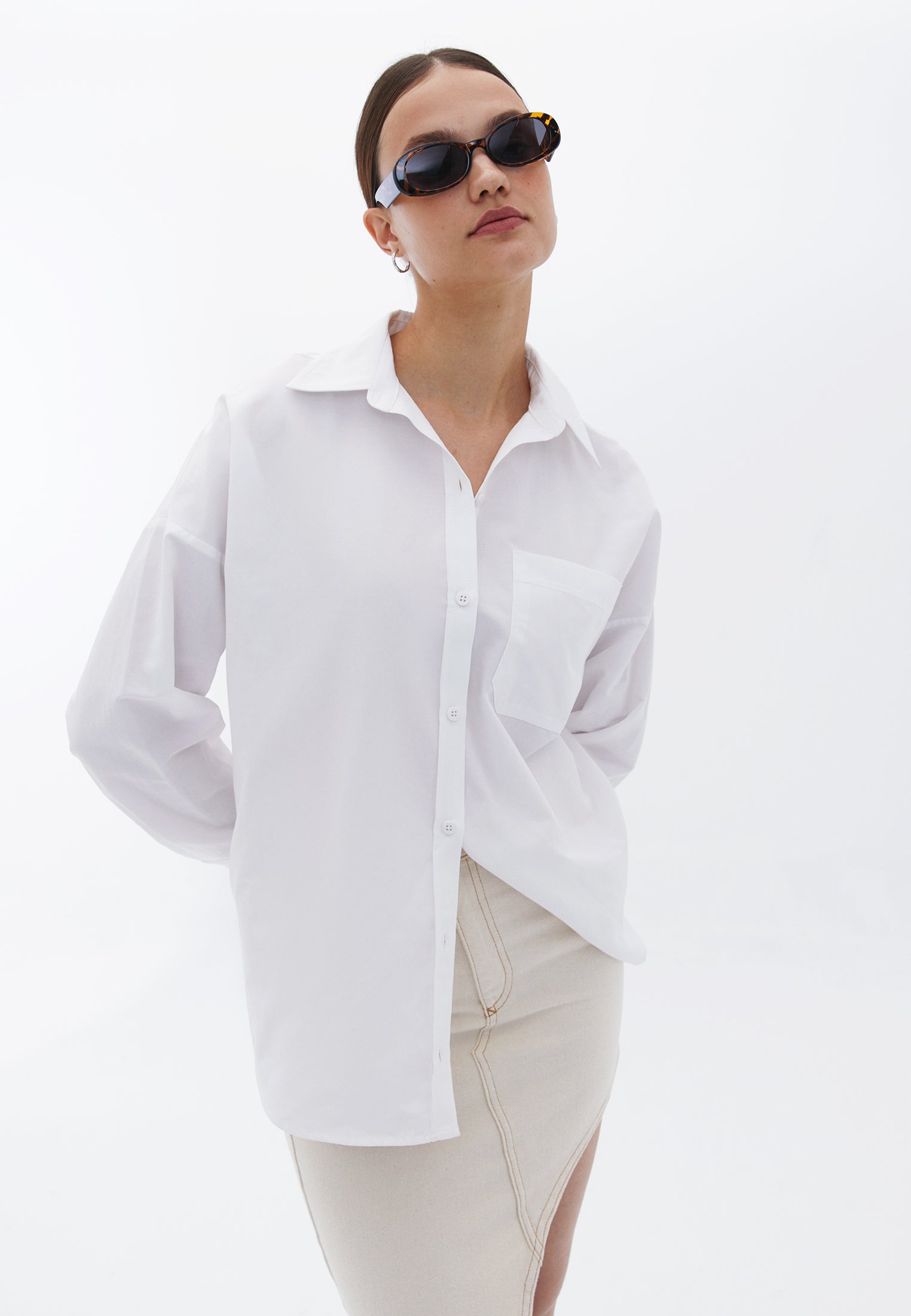 oxxo chemise femme - blanc