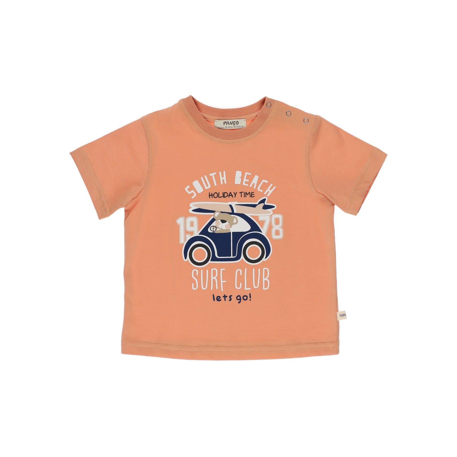 panço t-shirt saumon garçon
