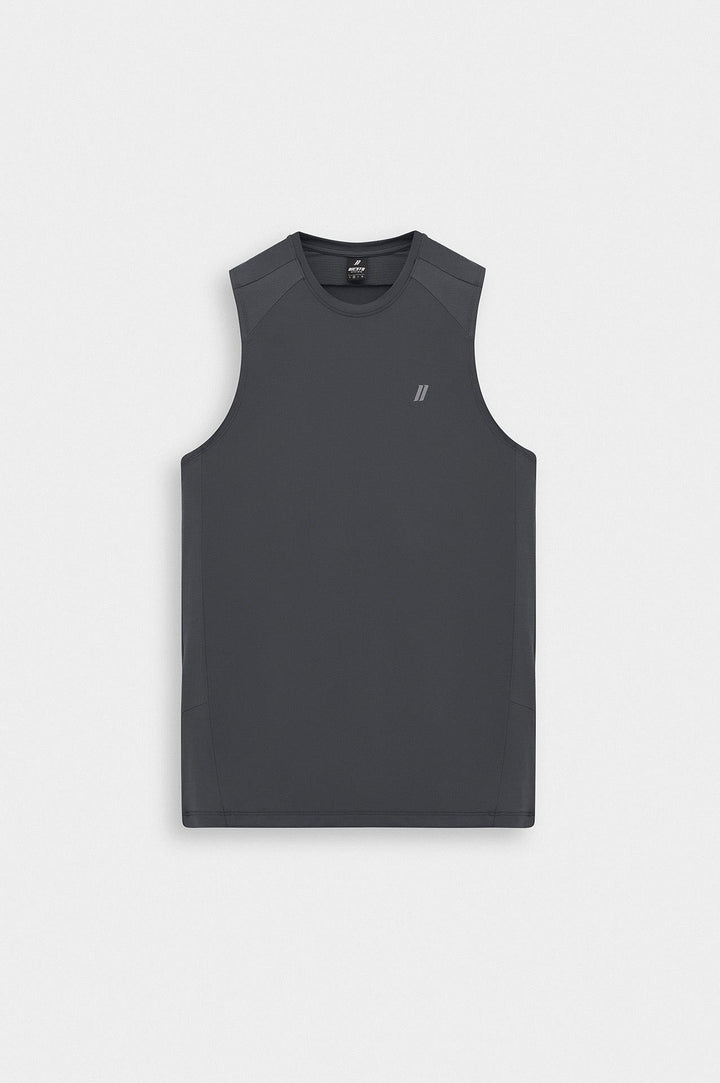 Giesto Active Wear Slim Fit Débardeur d'entraînement technique Anthracite - Anthracite
