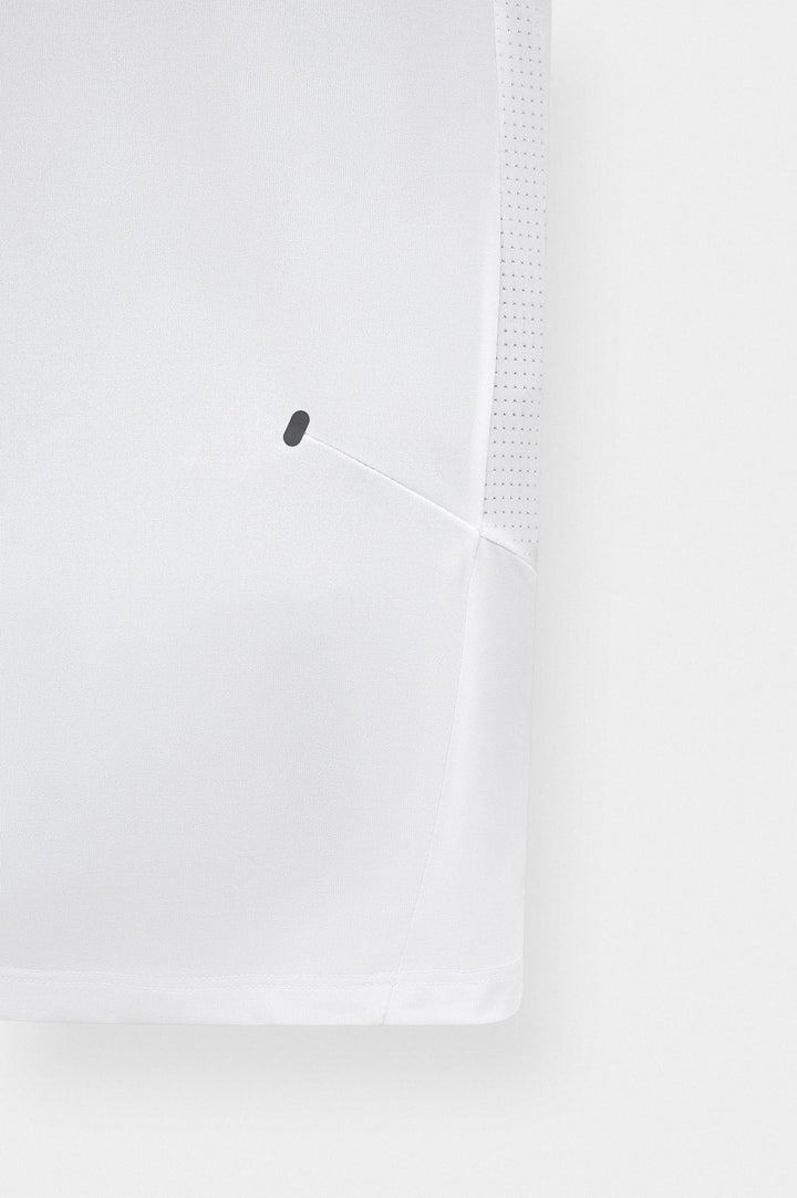 Giesto Débardeur d'Entraînement Technique Slim Fit Active Wear Blanc - Blanc