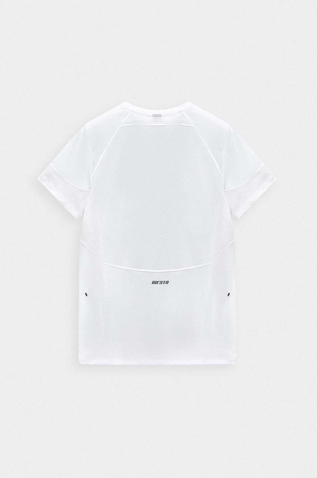 Giesto T-shirt d'Entraînement Technique Slim Fit Active Wear Blanc - Blanc